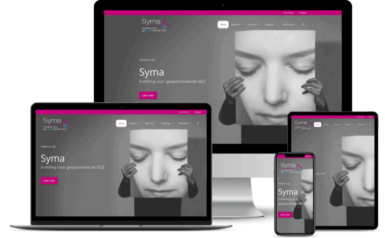 Nieuwe website sggz instelling Syma